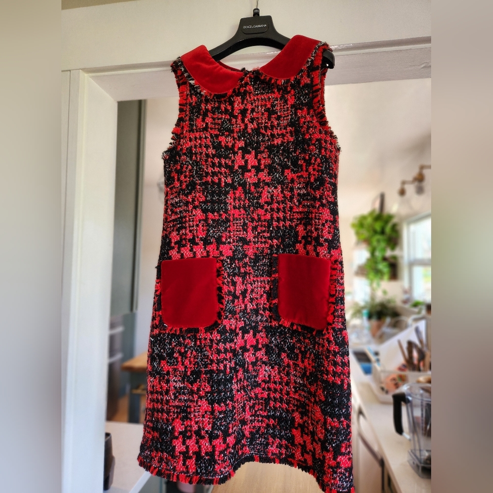 Gorgeous Dolce & Gabbana Girls Holiday Dress Sz 9/10 NWT